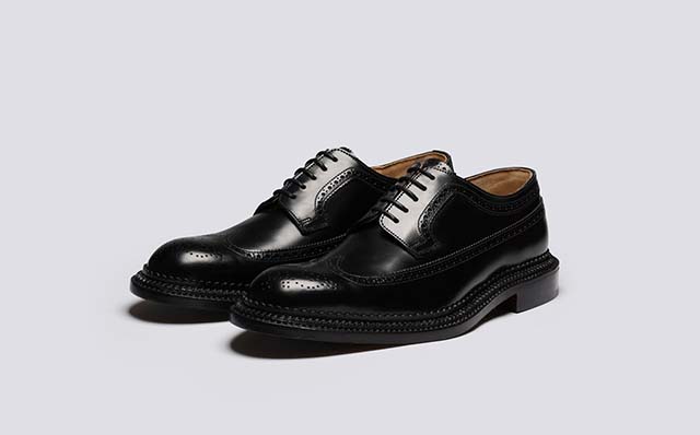 Grenson Aldwych Mens Formal Shoes in Black Leather GRS113887